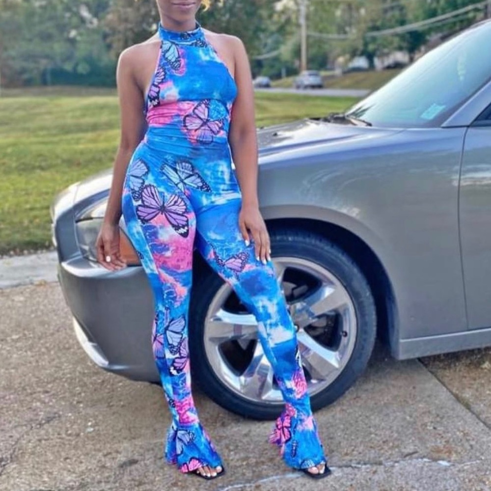 Backless jumpsuit